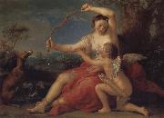 Pompeo Batoni Cupid and Diana oil painting